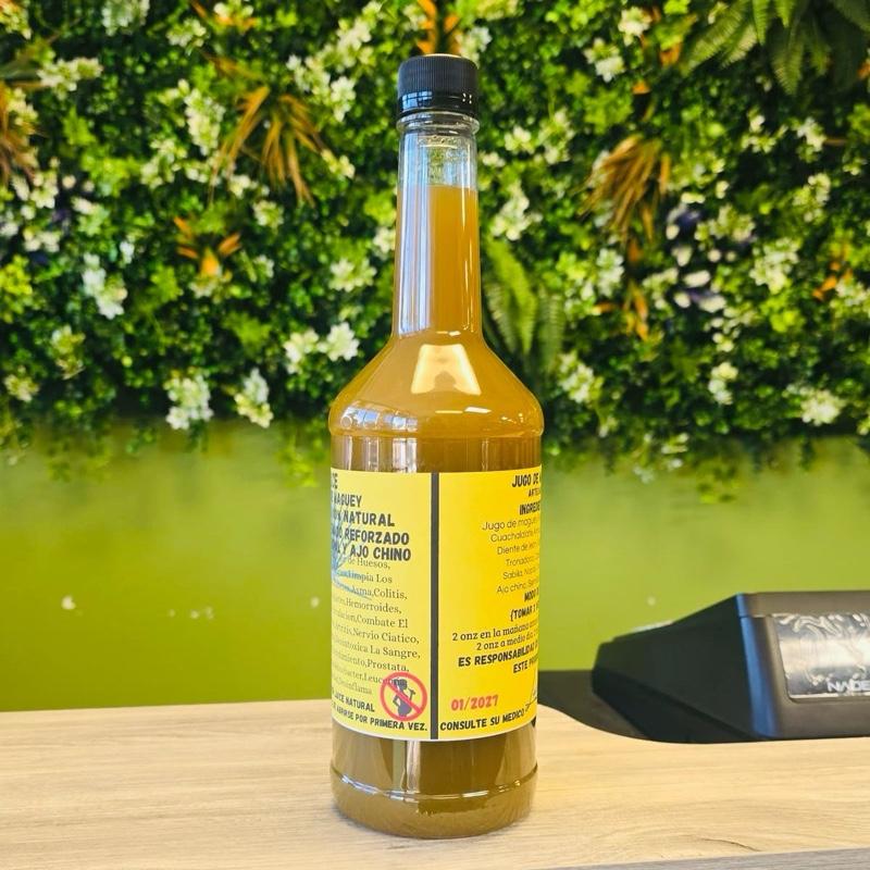 100% Natural Reinforced with Sábila Nopal and Ajo Chino