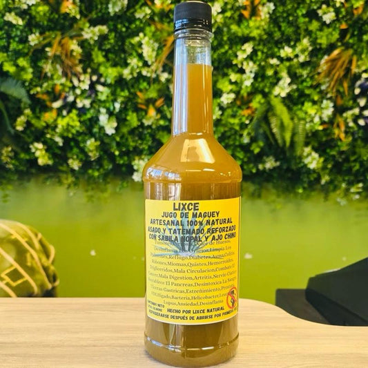 100% Natural Reinforced with Sábila Nopal and Ajo Chino